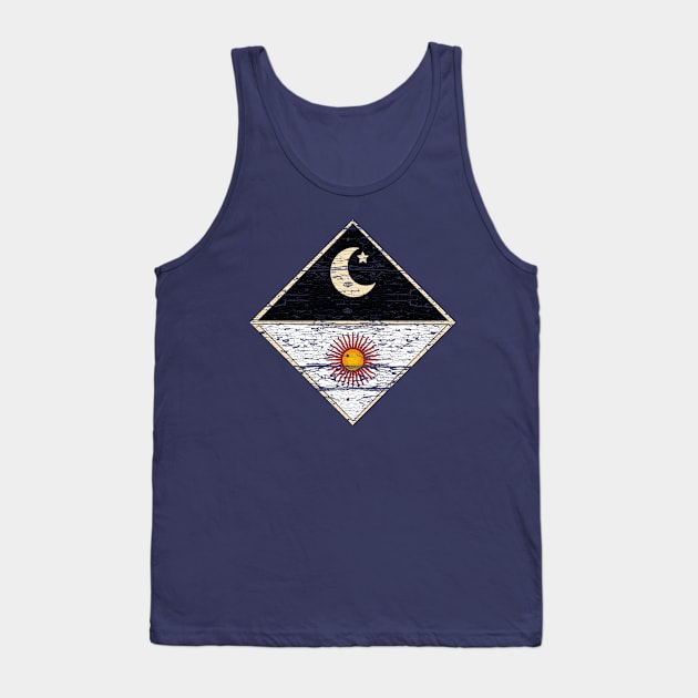 Carnivale Emblem, distressed Tank Top by MonkeyKing